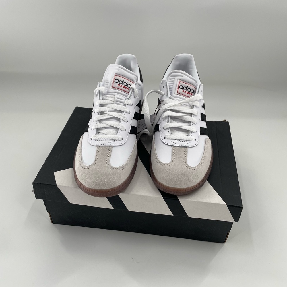 Adidas White and Black Sambas
